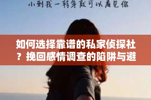 如何选择靠谱的私家侦探社？挽回感情调查的陷阱与避坑指南
