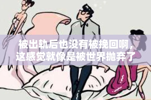 被出轨后也没有被挽回啊，这感觉就像是被世界抛弃了一样。我曾经也经历过这样的事情，那种心如刀割的痛，至今仍记忆犹新。今天，我想和大家聊聊这个话题，希望能给那些正在经历或者曾经经历过类似痛苦的人一些安慰和帮助。