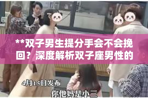 **双子男生提分手会不会挽回？深度解析双子座男性的情感决策**