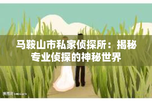 马鞍山市私家侦探所：揭秘专业侦探的神秘世界