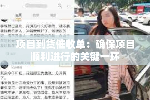 项目到货催收单：确保项目顺利进行的关键一环