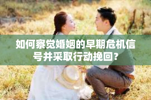 如何察觉婚姻的早期危机信号并采取行动挽回？