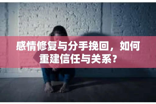 感情修复与分手挽回，如何重建信任与关系？
